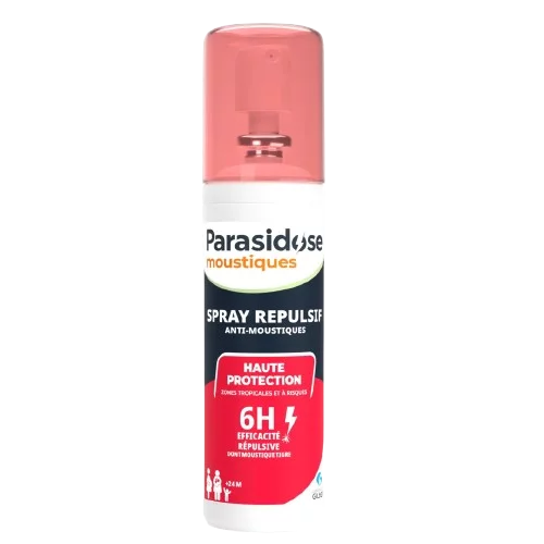 Spray répulsif zones tropicales Parasidose (100 ml)