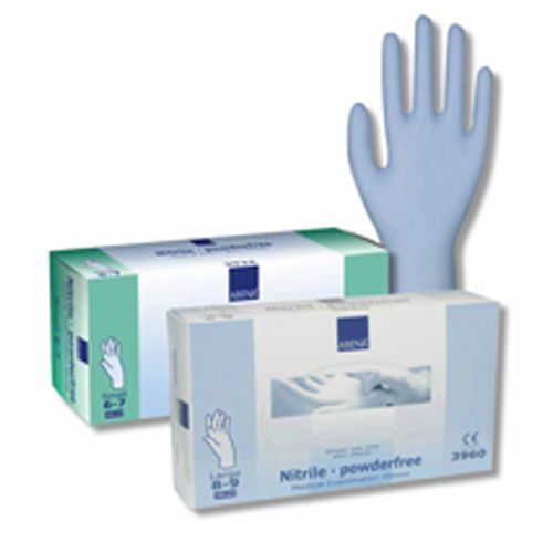 Gants Jetables Nitrile Noir ABENA Sensitive - Lot De 10x100 Pièces Taille L (8-9), Neuf