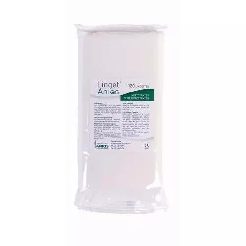 Lingettes désinfectantes Anios Sachet recharge de 120