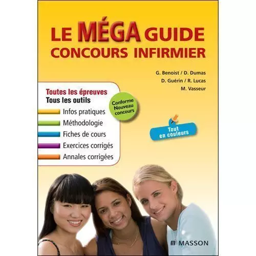 Méga guide concours infirmier Elsevier Masson