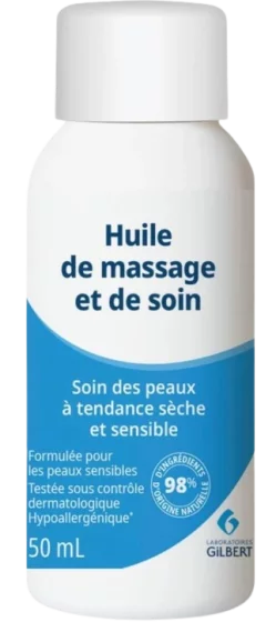 Huile de massage et de soins Gilbert (50 ml)