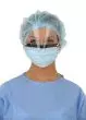 Masques de protection avec visière bleus type IIR, modèle adulte (boite de 25)