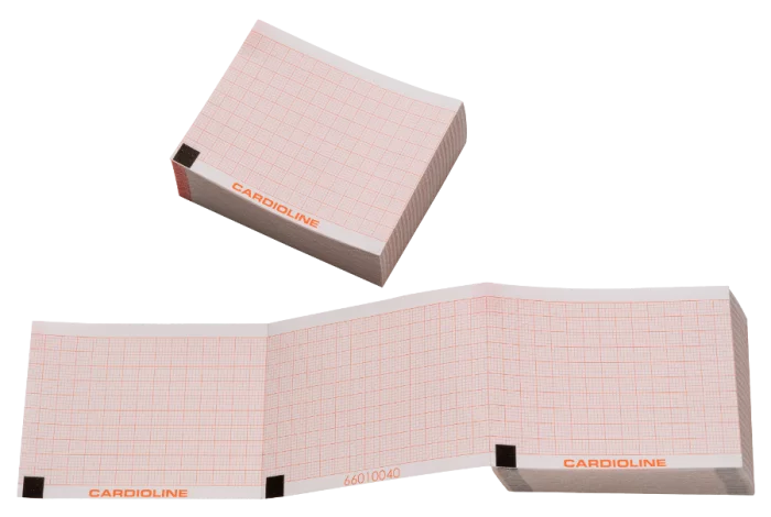 Papier ECG original fabricant pour ECG 100S (x10) CARDIOLINE 