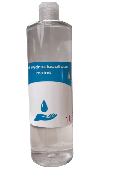 Gel hydroalcoolique Fareva flacon de 500 ml