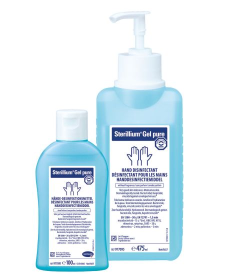 Gel hydroalcoolique Sterillium Gel pure pour la désinfection des mains