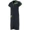 Blouse médicale femme manches courtes DAPHNEE 8PMC00PC Carbone/vert pomme