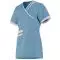 Tunique médicale femme LILEE 8TCC00PC Bleu ciel/Blanc