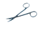 Ciseaux à Gencives, courbes, 11, 5 cm