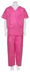 Pyjama de bloc rose Abena (carton de 50)
