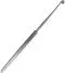 Curette dermatologique fine pleine en inox Devaset - 16 cm