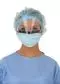 Masques de protection avec visière bleus type IIR, modèle adulte (boite de 25)