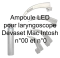 Ampoule LED pour laryngoscope Devaset Mac Intosh -  n°00 et n°0