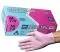 Gants d'examen nitrile Medi-Tril, roses non poudrés non stériles (boîte de 100 gants)