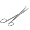 Ciseaux mousses courbés en inox - 16 cm