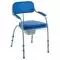 Chaise de toilette ajustable Invacare Omega H450LA Bleu