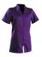 Tunique médicale femme SANDRINE Col Officier Clemix 2.0 Prune Evêque