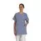 Tunique médicale femme Traxa bleu liseré blanc Mulliez