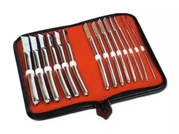 Kit de 14 dilatateurs de Hégar - chromé