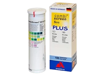 Bandelettes urinaires Combi Screen 5 paramètres (boite de 100)