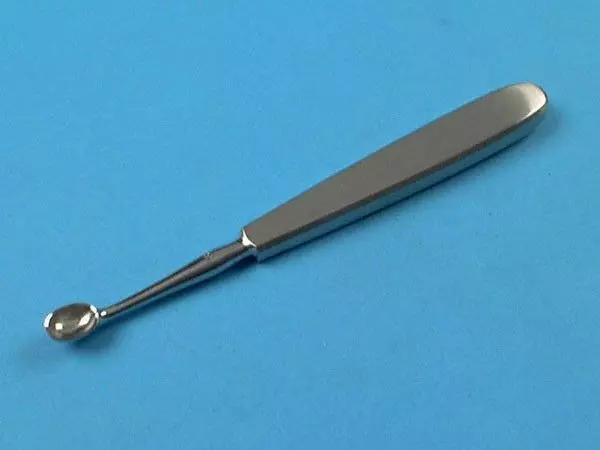 Curette à Os de Volkmann, 17 cm, dia. 10 mm