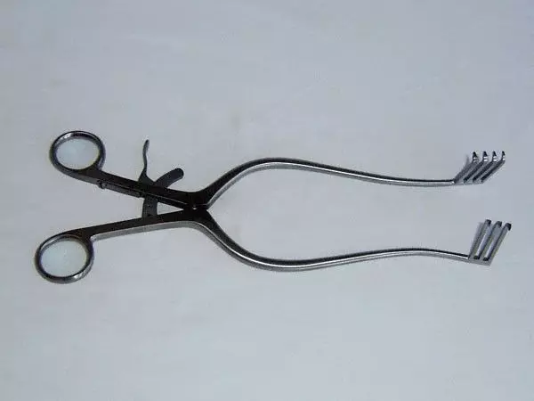 Ecarteur Adson, 27 cm, 3 x 4 griffes