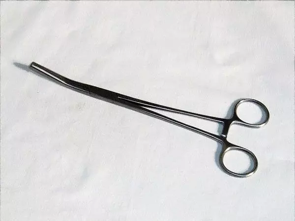 Pince à Péritoine de Bonney, 21 cm, courbe