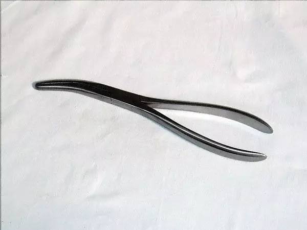 Pince à Séquestre, courbe, 23 cm