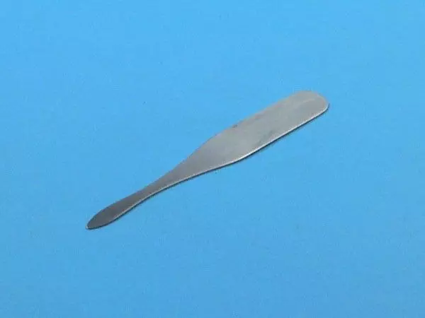 Spatule à Pommade, inox, 14 cm