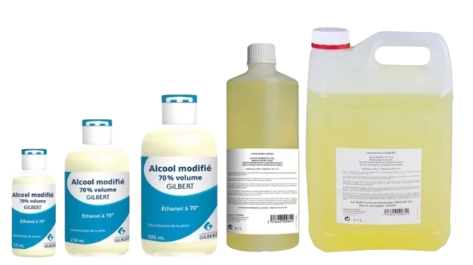 Alcool modifié à 70% Laboratoires Gilbert (éthylique)