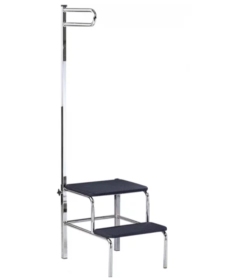 Marchepied phlébologie avec rampe ajustable (2 marches) Carina 59