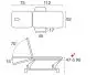 Table électrique 2 plans avec accoudoirs Ecopostural C3554