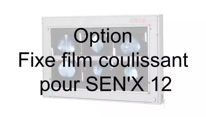 Fixation de film ajustable pour négatoscope SEN'X 12