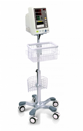 Pied à roulette pour Station vitale Edan M3A