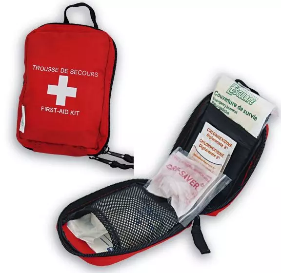 Trousse de secours secourisme ASEP SOLO S.S.T pochette 1 personne Esculape 7180405