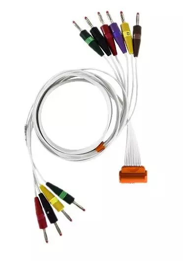 Câble patient pour ECG HD+ Cardioline (à fiche 4mm, pression ou pince) 