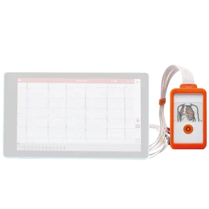 Electrocardiographe ECG Cardioline Touchecg HD+ Bluetooth (12 pistes) pour Windows avec tablette 10