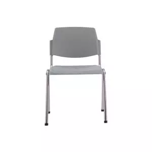 Chaise visiteur empilable en tissu