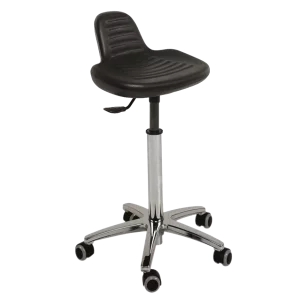 Tabouret médical siège integral Ecopostural S5608 base alu et assise haute