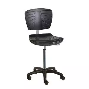 Siège médical ergonomique noir Carina base ABS