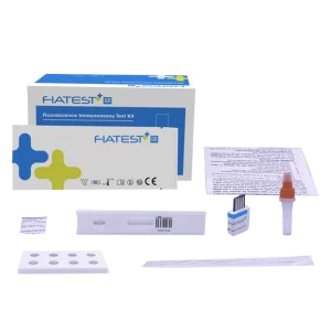 Cassette-test pour analyseur d'immunodosage Fiatest - Antigénique COVID-19 (boite de 10)