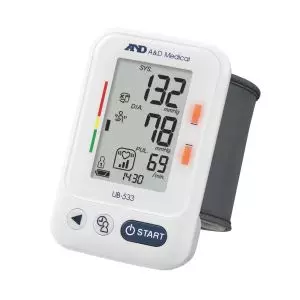 Tensiomètre électronique au poignet A&D UB-533 - avec indicateur de position