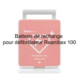 Batterie de rechange pour défibrillateur Reanibex 100