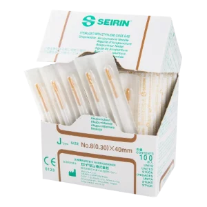 Aiguilles d'acupuncture stériles Seirin Type J - avec tube guide (boîte de 100)