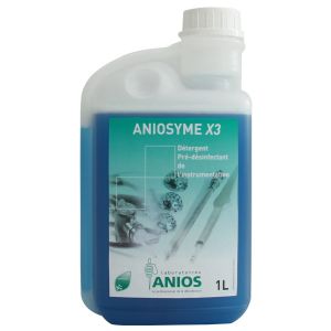 Détergent pré-désinfectant de l'instrumentation Anios ANIOSYME X3 flacon 1L