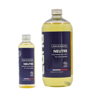 Huile de massage neutre Bio Eona