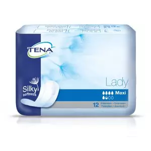 Protection anatomique TENA Lady Maxi pack de 12