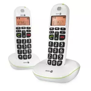 Téléphone Fixe sans Fils Doro Comfort 1010 Duo - Noir