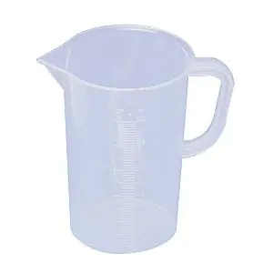 Bocal 2.5 L en Verre Avec Couvercle pour Aspirateur de chirurgie