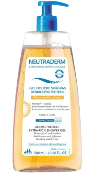 Gel douche surgras Neutraderm Dermo-protecteur 