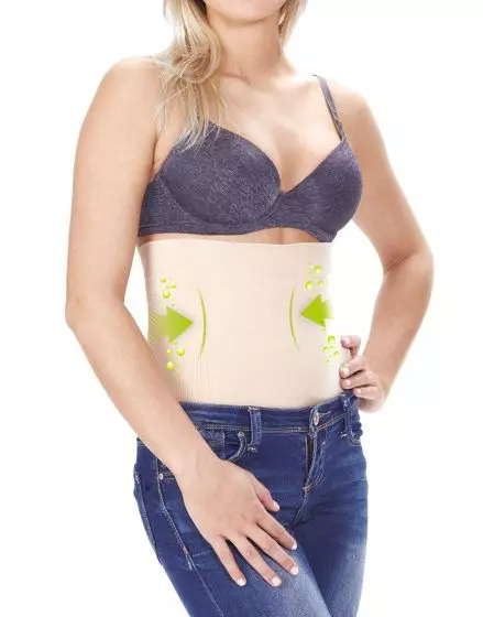 Ceinture gainante anti-douleurs dorsales Lanaform Arnicaps beige